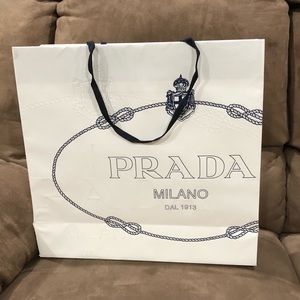 Large Authentic Prada Shopping Bag
